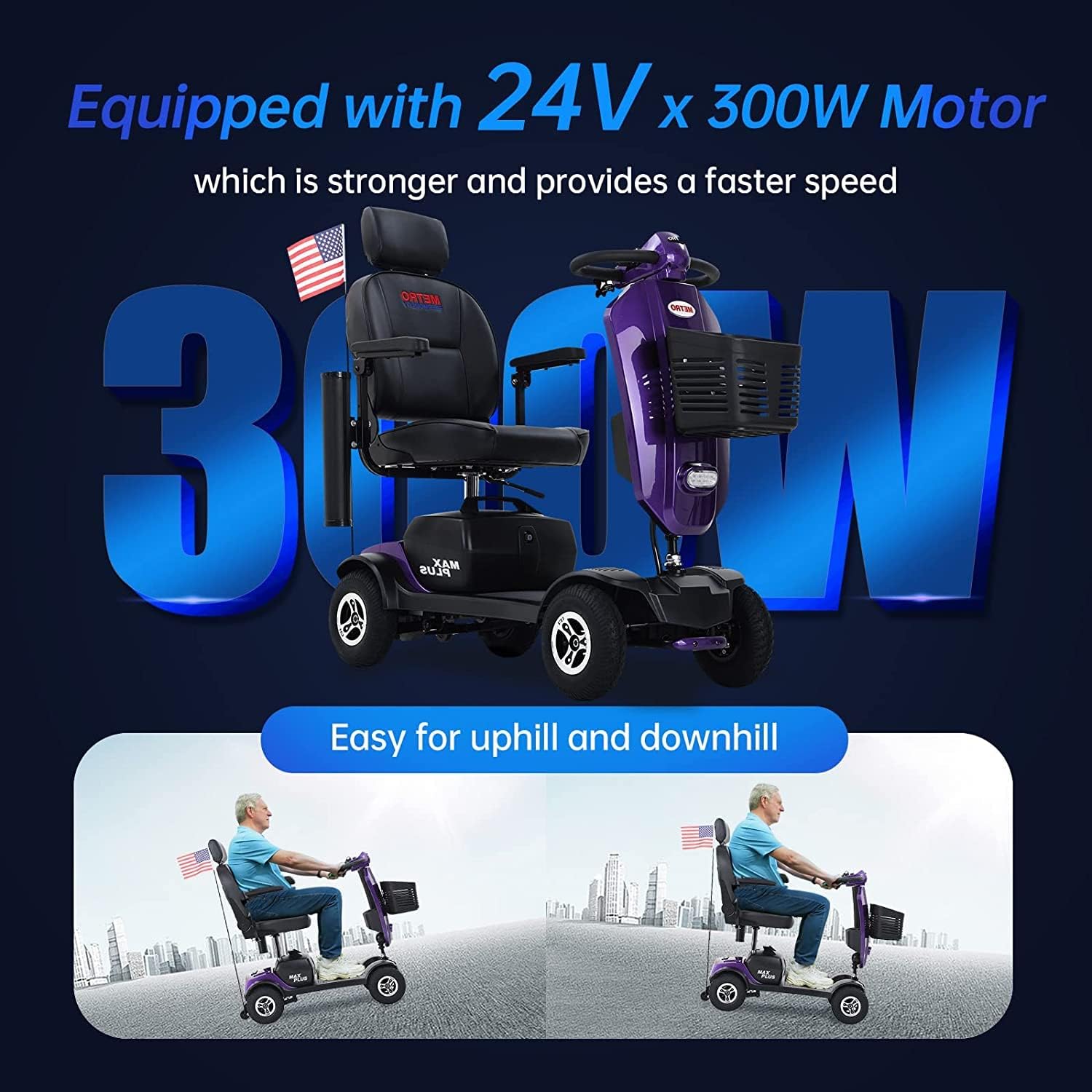 300w Electric 4-Wheel Mobility Scooter V73230