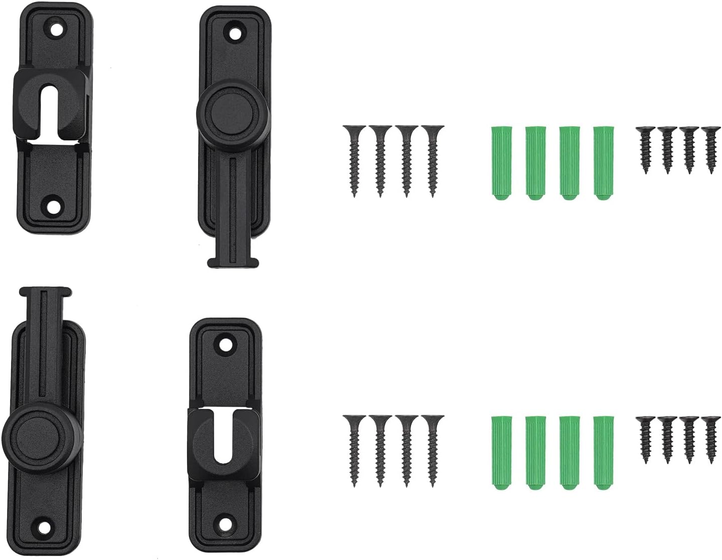 2 Pack Heavy Duty Barn Door Latch X261757