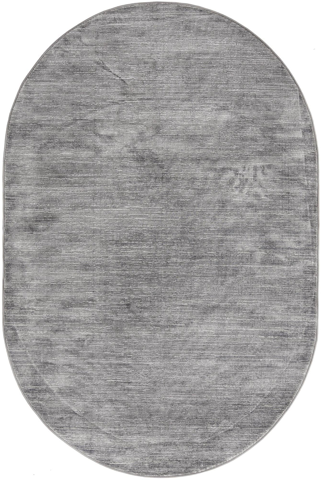 5' 3 x 8' Oval Gray Medium Rug I93661