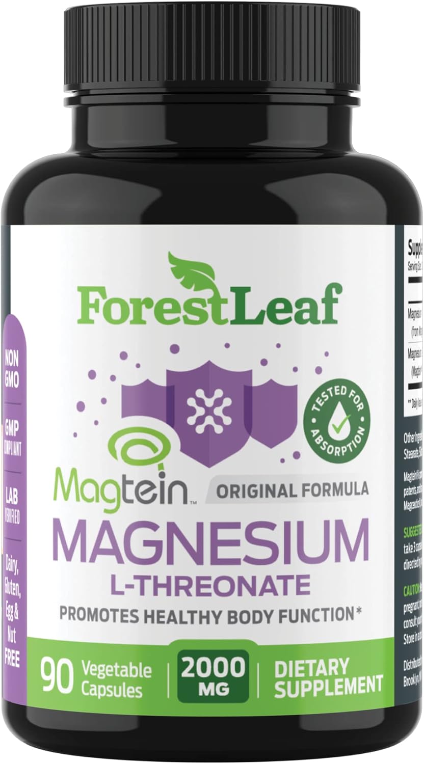 Magnesium L-Threonate Capsules 2000mg 90 Count T958110