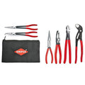 2 Piece Extra Long Needle Nose Pliers Set With Keeper Pouch V120495