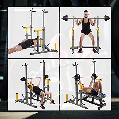 Adjustable Squat Rack Barbell Rack T35585