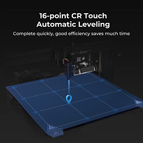 3D Printer FDM Printer with Auto Bed Leveling Sensor Kit, Dual Z-Axis Touch Screen and Glass Bed Large Printing Size 350x350x400mm C884121