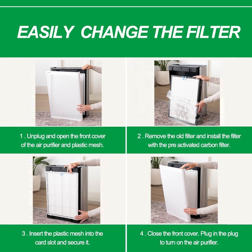 2-PACK High-Efficiency Activated Carbon Filters B44519
