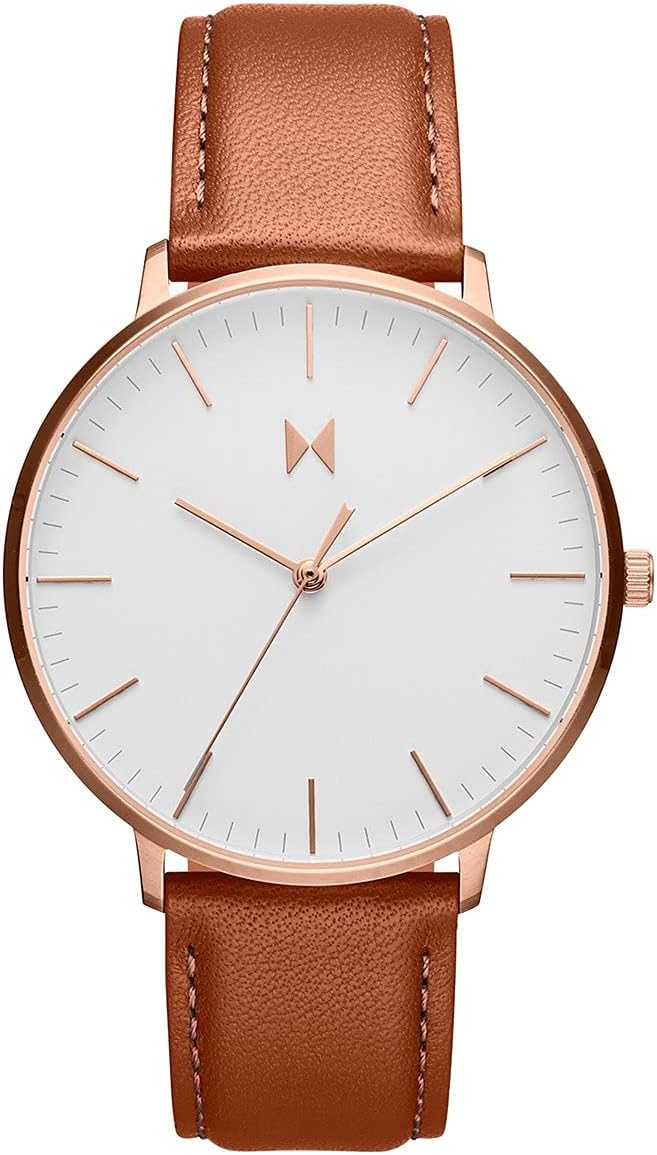 Slim Analog Watch - Minimalist, Water Resistant 3 ATM/30 Meters Dress Watch - Japanese Quartz Wristwatch - 42mm P721677