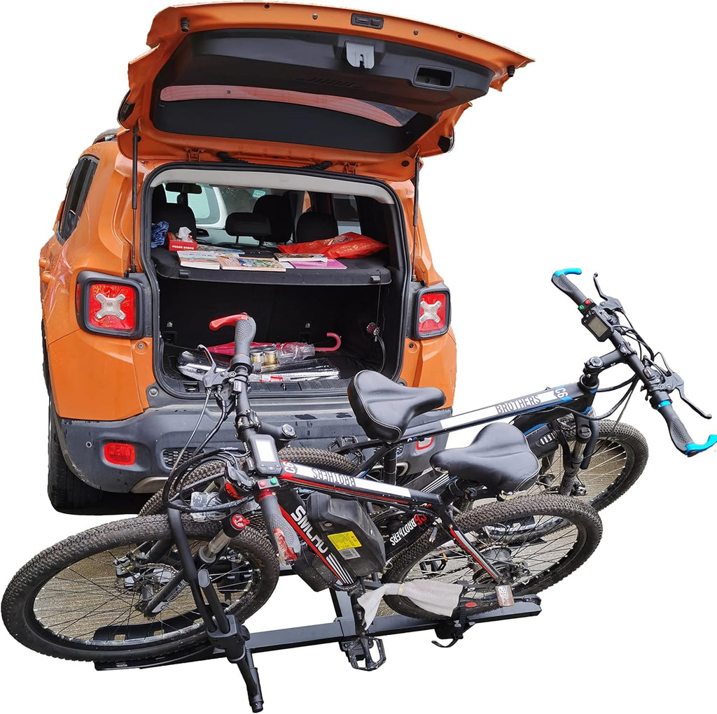 2-Bike Carrier Platform Style Rack for Standard, Fat Tire, Electric Bikes A254672