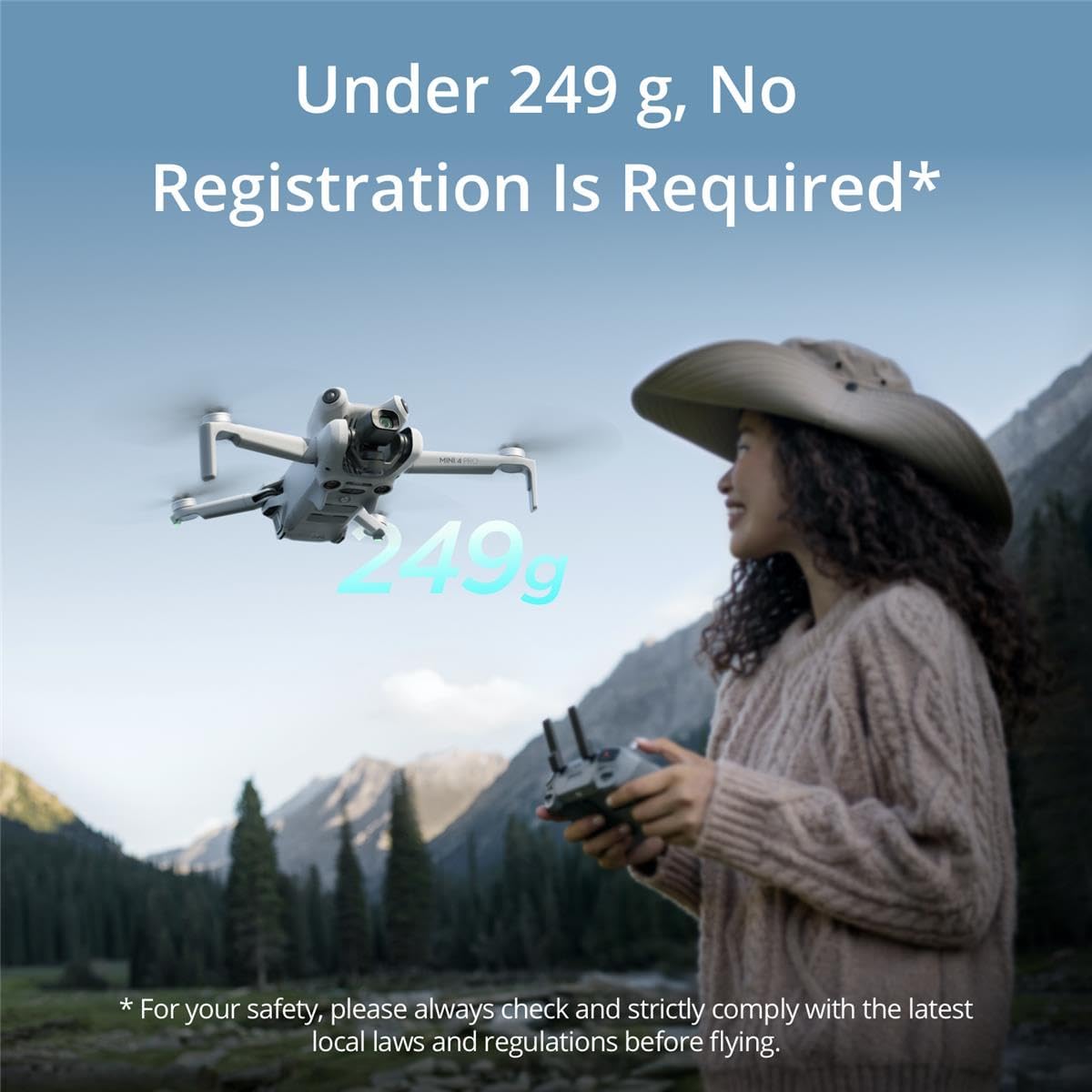 DJI Mini 4 Pro Drone Fly More Combo with Accessory Kit X402624