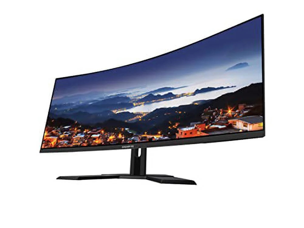 34" 144Hz Ultra-Wide Curved Gaming Monitor, 3440 x 1440 VA 1500R, 1ms Response Time, FreeSync Premium, Black Q538651