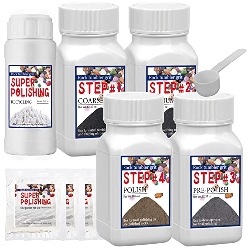 4 Step Rock Tumbler Grit Set 2.0 L119777