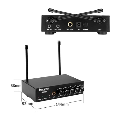 UHF Dual Channel Wireless Handheld Microphone S974111