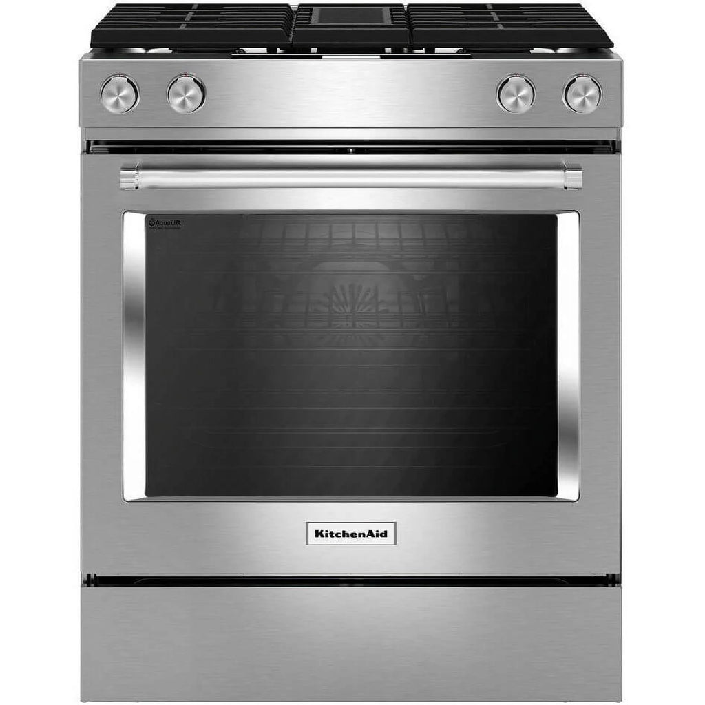 Stainless Steel Slide In Gas Range B625