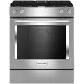 Stainless Steel Slide In Gas Range B625