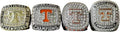 1998 2008 2015 2022 National Championship Ring Set in Sandalwood Box C837