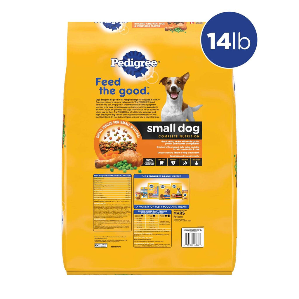 Roasted Chicken Rice & Vegetable Flavor Small Dog Adult Dry Dog Food X4286