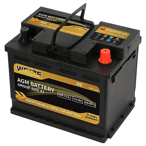 BCI Group 24F AGM Automotive Battery, 120RC, 710CCA J704415