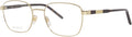 Gold Square Men's Eyeglasses N55546