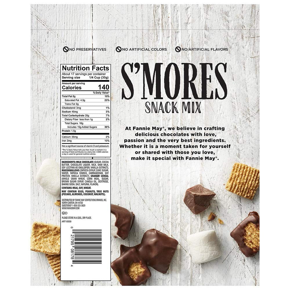 Milk Chocolate Covered Mini Marshmallows and Graham Cereal, 18oz Bag S270877