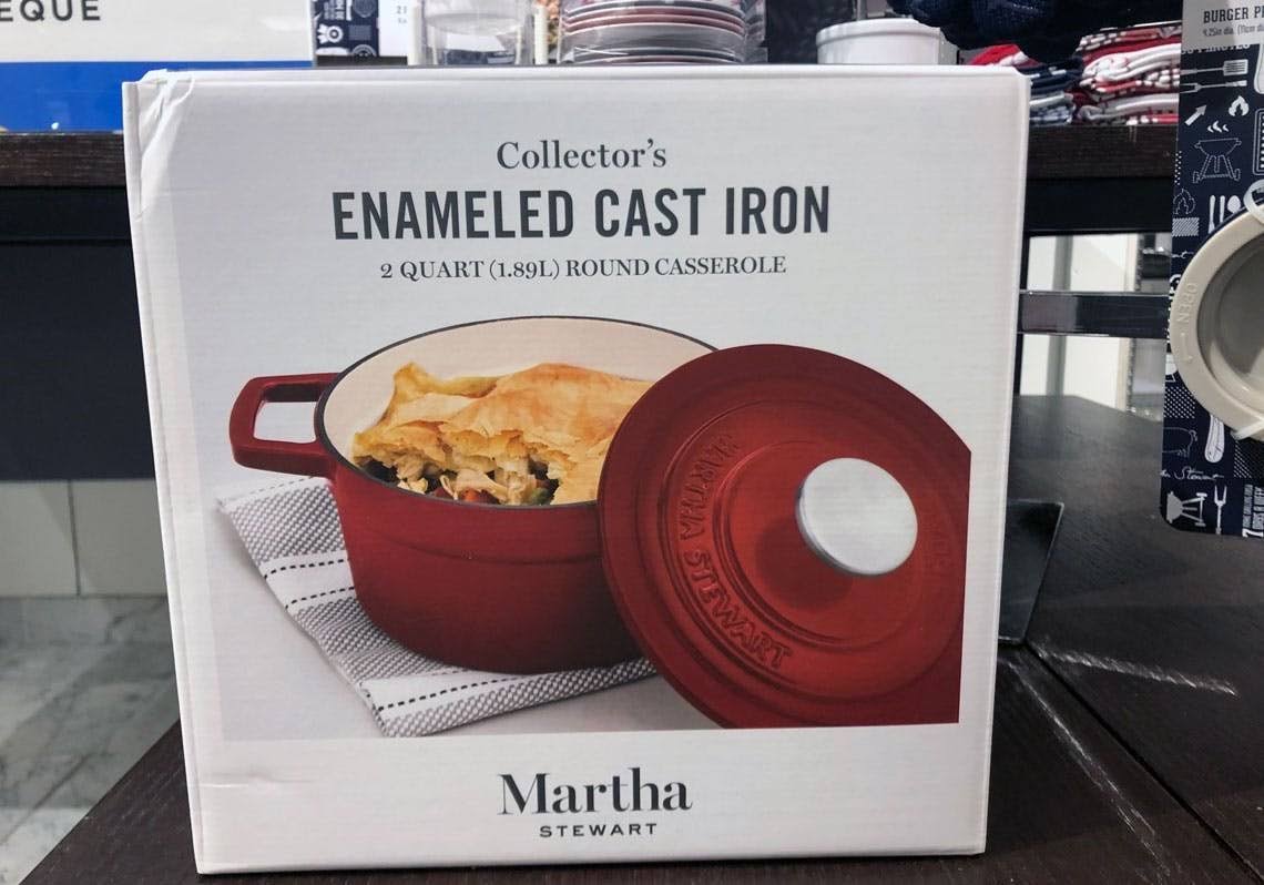 Enameled Cast Iron 2-Qt. Round Covered Dutch Oven E20635