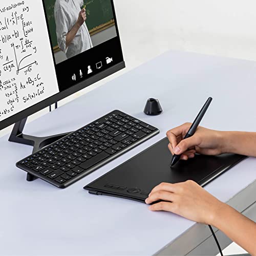 Graphics Tablet with Battery-Free Stylus 8192 Pressure Sensitive Black S37559