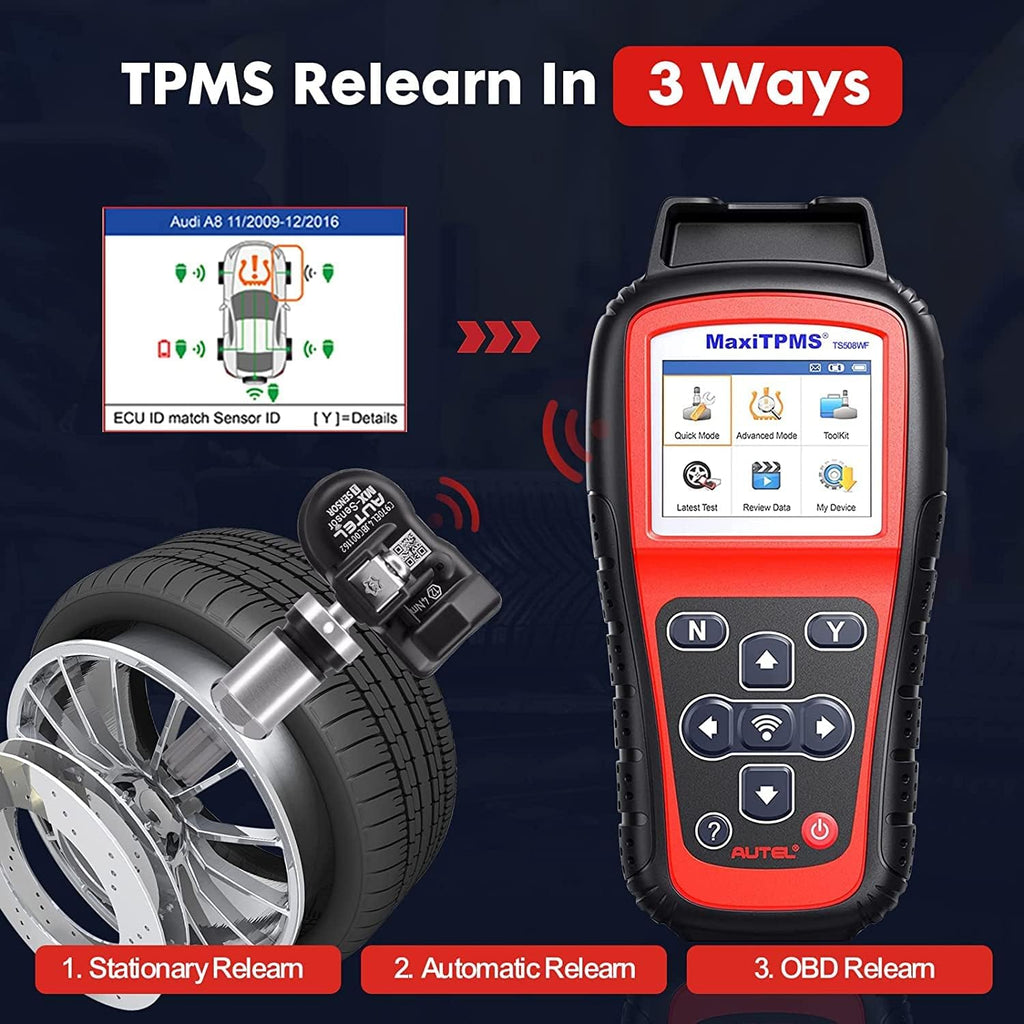TPMS Relearn Tool, Wi-Fi Version, TPMS Programming Tool D5404