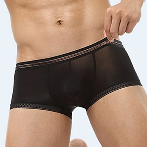 Mens Denim Shorts Boxer Brief Low Rise M9855