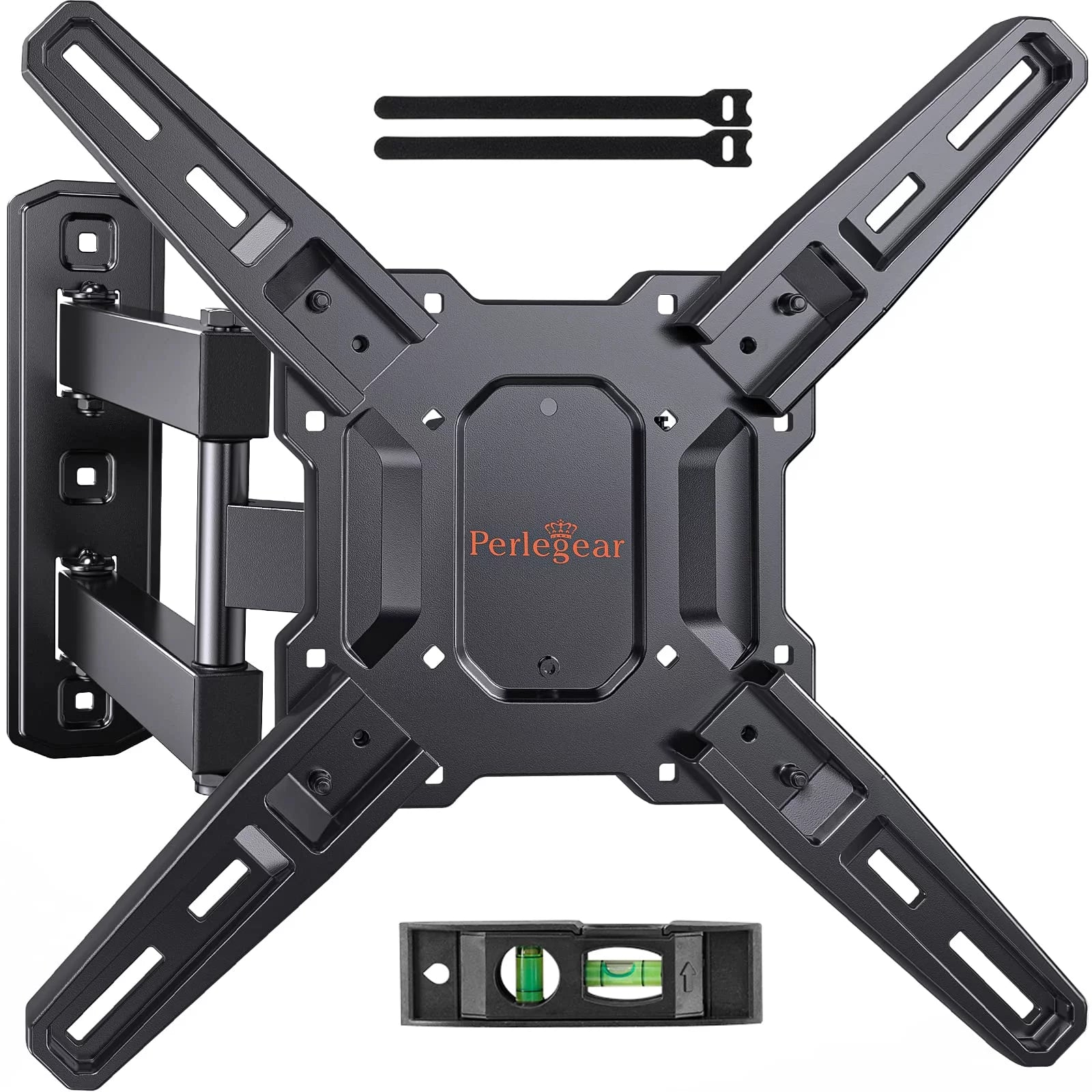 Full Motion TV Wall Mount for 26-60 inch LED LCD Flat Curved Screen TVs, Max 400x400mm, up to 82 lbs I412