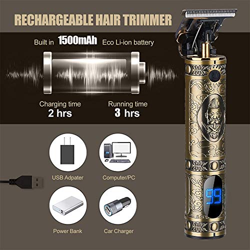 Gold Knight Cordless T Blade Hair Clippers J3849