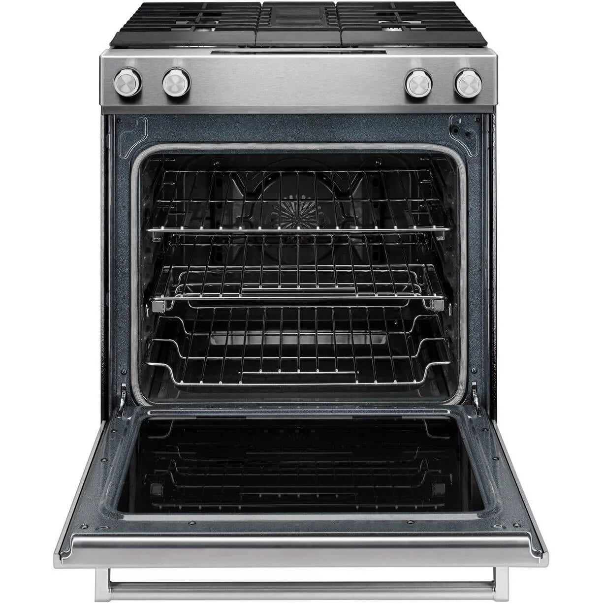 Stainless Steel Slide In Gas Range B625