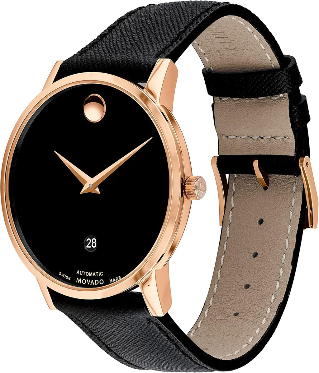 Swiss Automatic Calfskin Strap 40mm Watch S4698
