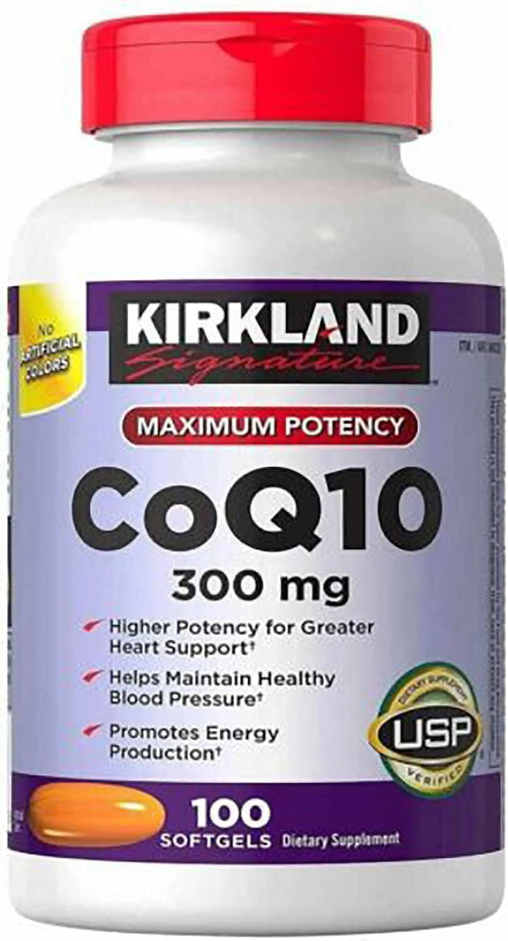 CoQ10 300mg Supplement 100 Softgels W53845