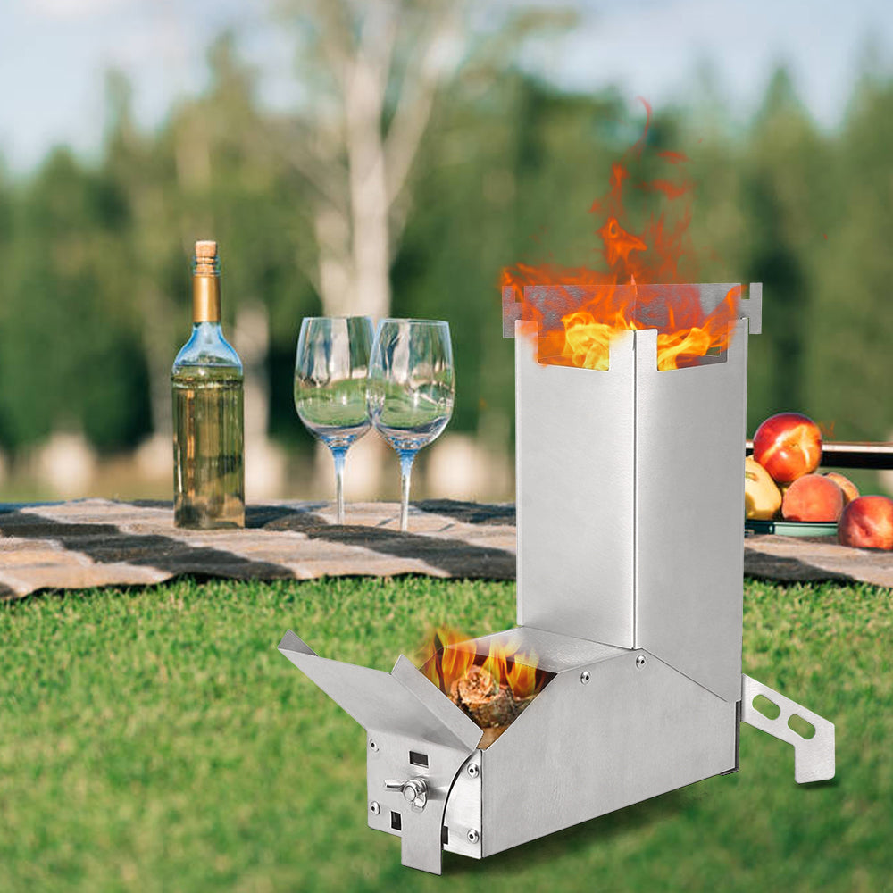 Stainless Steel Collapsible Camp Stove L51279