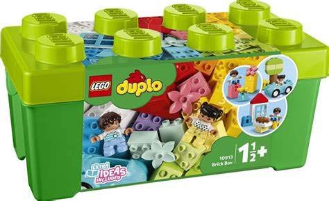 LEGO DUPLO Classic Brick Box Building Set with Storage Organizer, Toy Car, Number Bricks O850