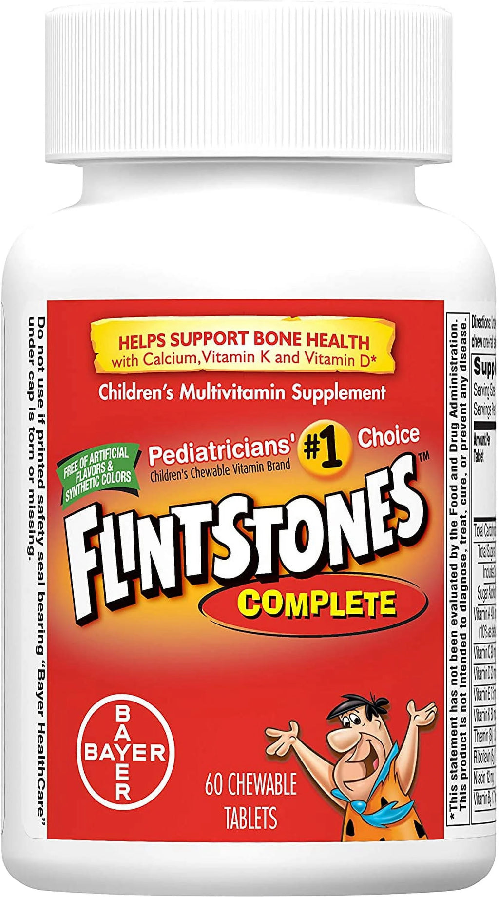 Flintstones Chewable Tablets Complete 60 Ea J48385