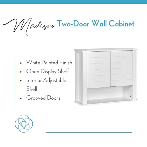 Gray Two-Door Wall Cabinet W899356