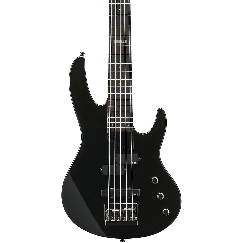 Black 5-String Bass Guitar R9166