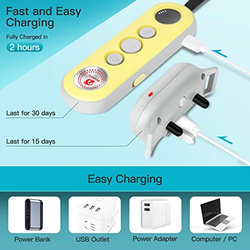 1000ft Waterproof Rechargeable Dog Training Collar with Remote M200