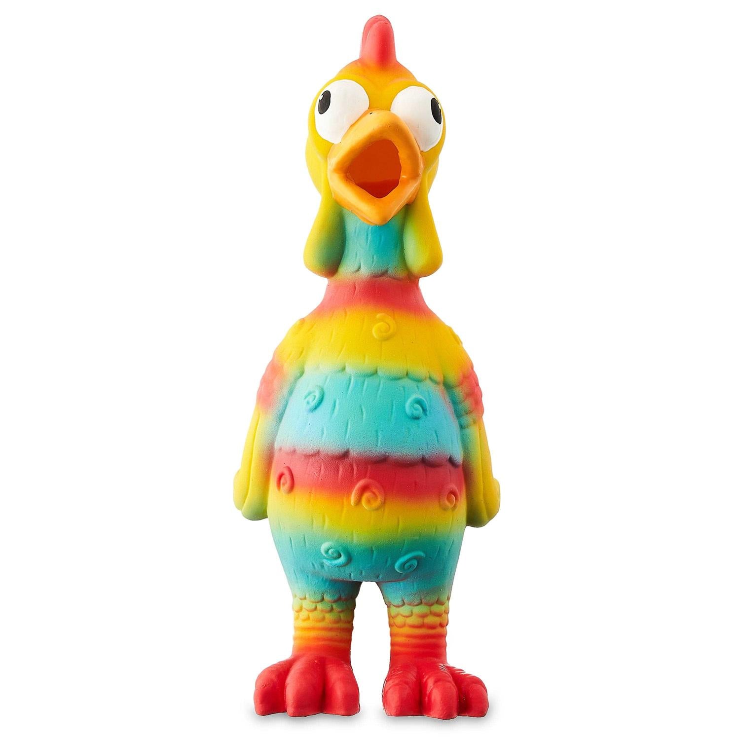 Tie Dye Chicken Dog Toy V747565