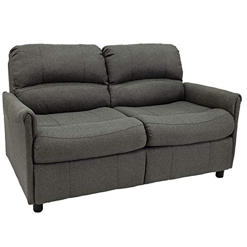 60" RV Cloth Memory Foam Pull Out Sleeper Sofa T834696