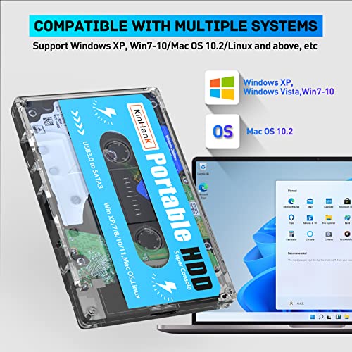 500G Portable External Hard Drive with 111000+ Games J53663