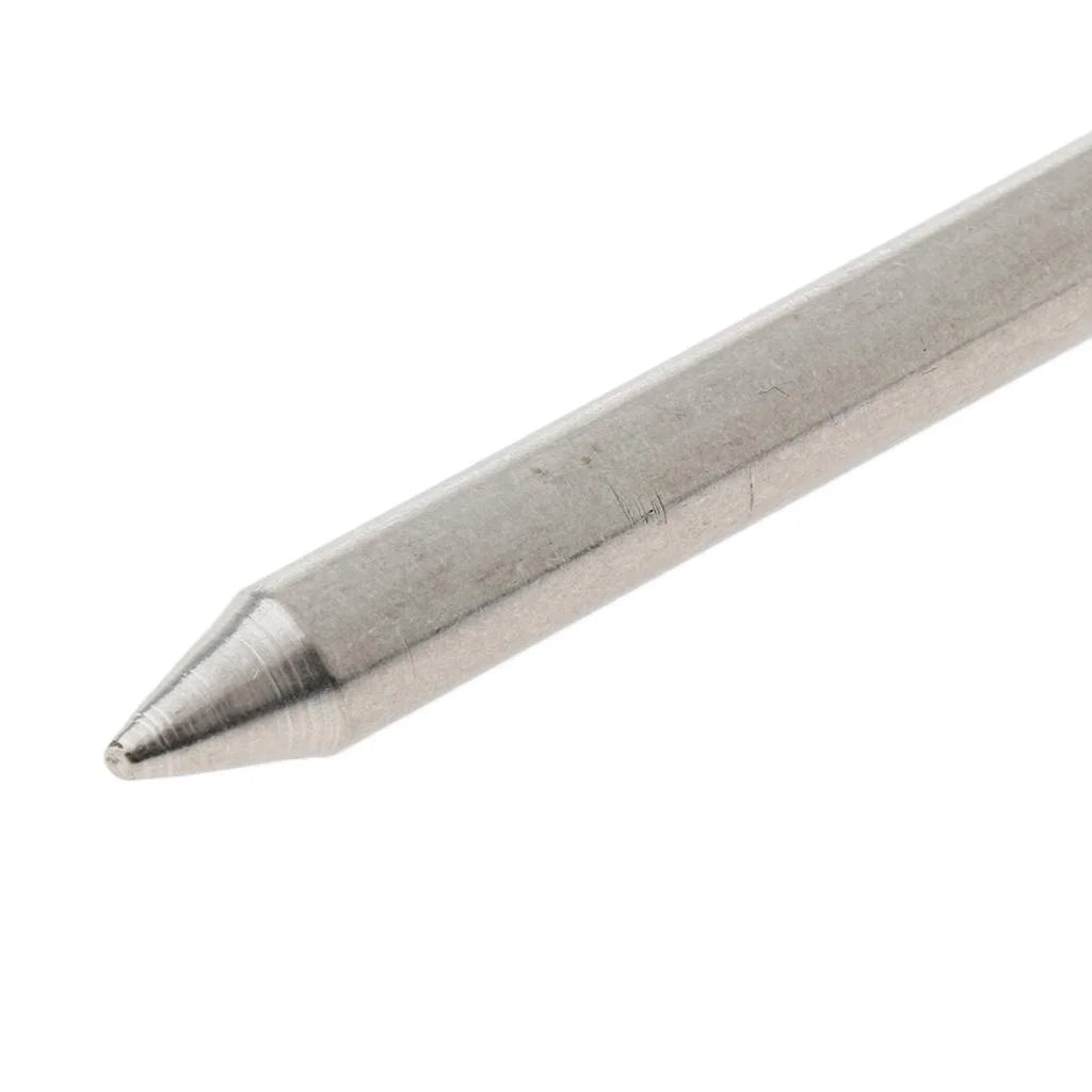 40cm Heavy-Duty Steel Solid Tent Stakes Pegs Ground Nail M8246