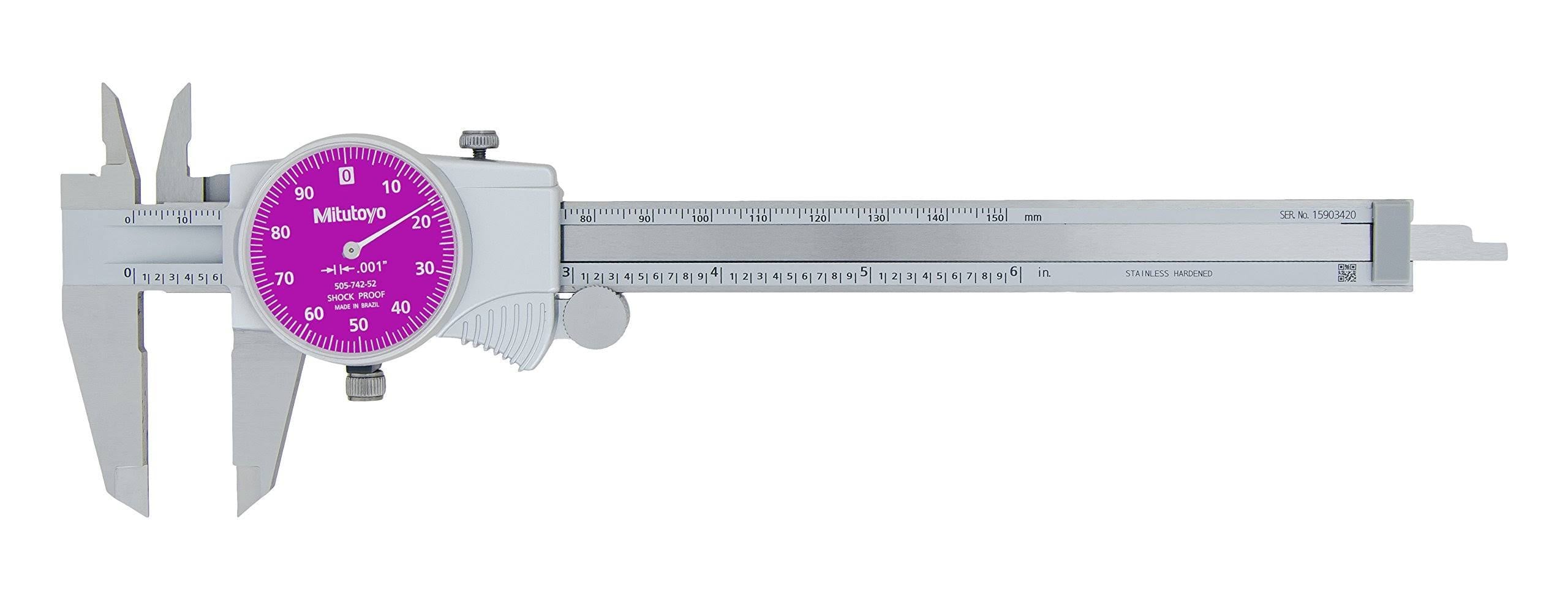 Purple Dial Caliper 0-6x22 E4078