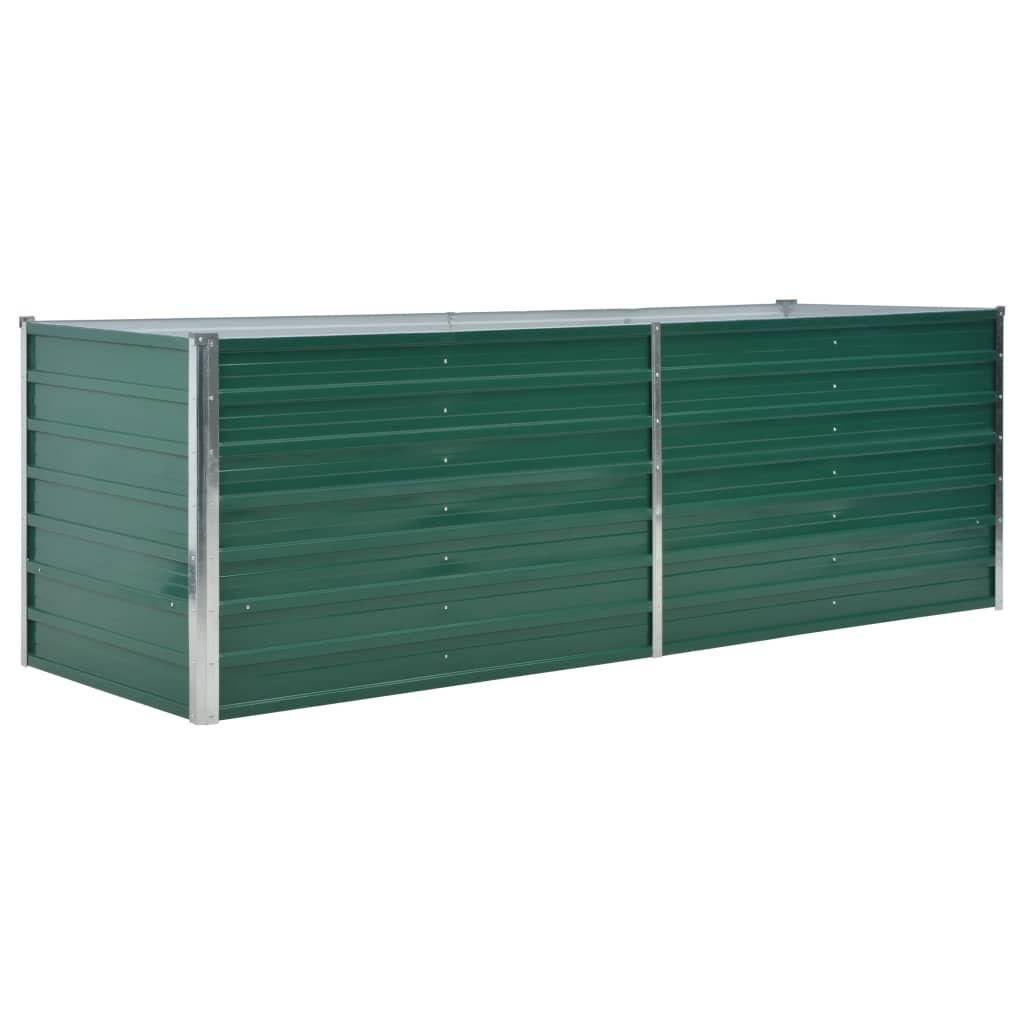 Galvanized Steel Garden Raised Bed Gray A1514