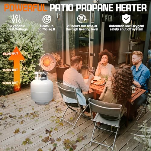18,000 BTU Portable Propane Radiant Heater B811