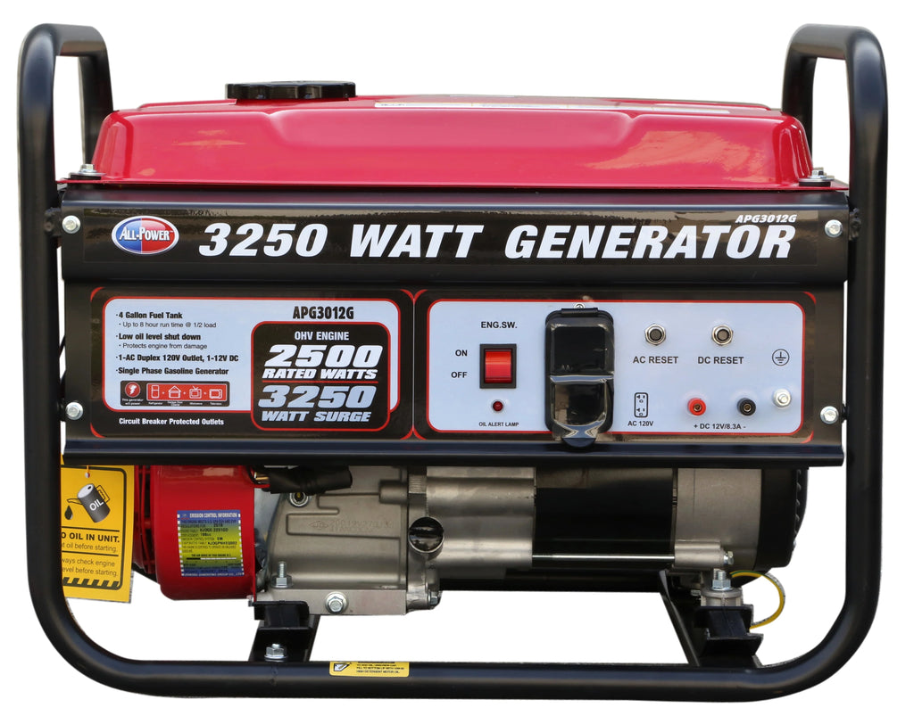 3250 Watt Gas Powered Portable Generator S95704