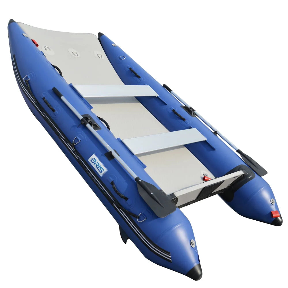 11 ft Inflatable Catamaran Boat Blue O475