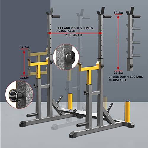 Adjustable Squat Rack Barbell Rack T35585