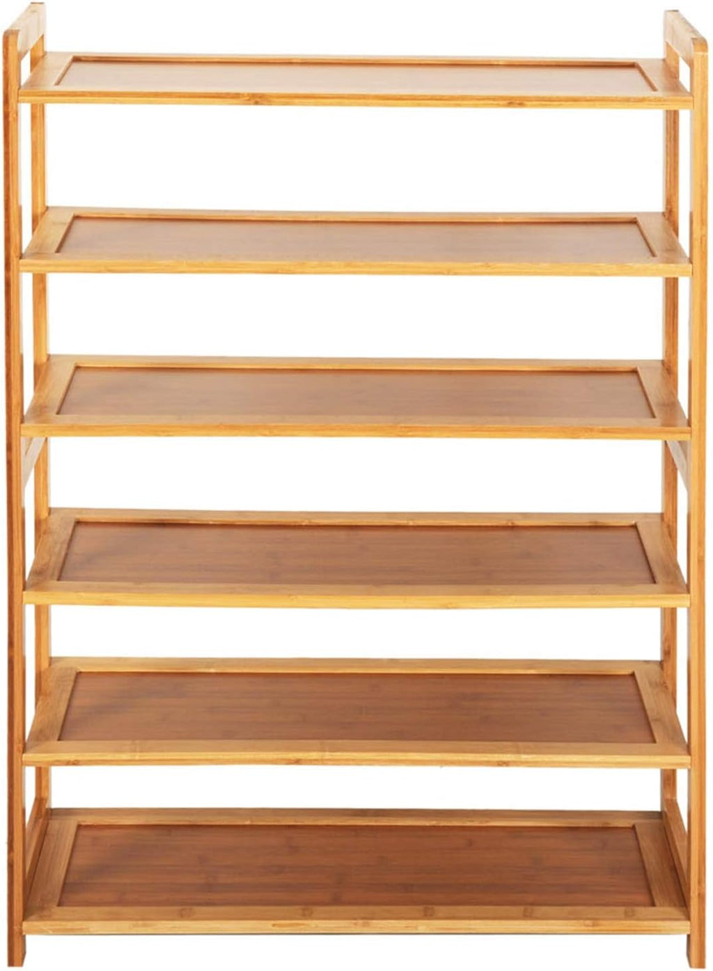 6 Tier Bamboo Shoe Rack Storage Shelf W203