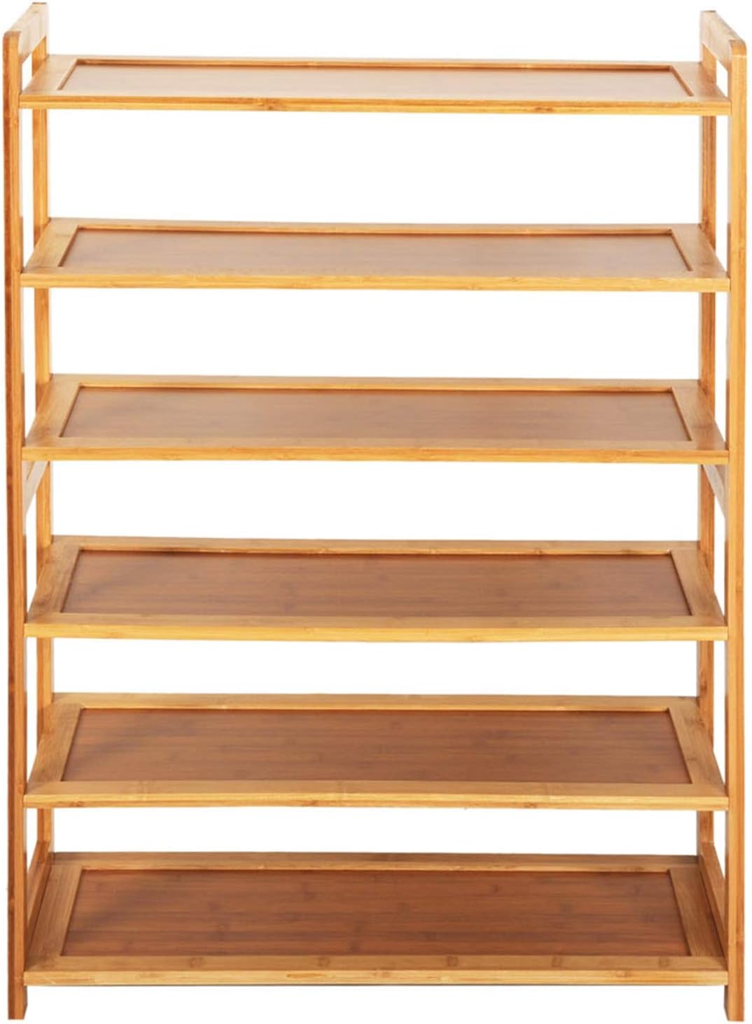 6 Tier Bamboo Shoe Rack Storage Shelf W203