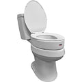 Toilet Seat Riser, Elongated Raised Toilet Seat, 3.5 inches, 300 Pound Weight Capacity F338