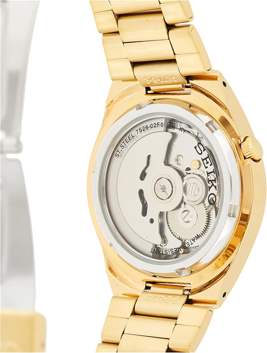 Gold Dial Gold-Tone Stainless Steel Automatic Watch O651